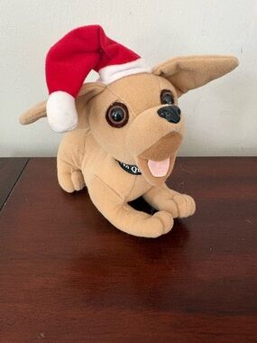Yo Quiero Taco Bell Dog Plush W/ Christmas Hat By Applause Late 1990’s
